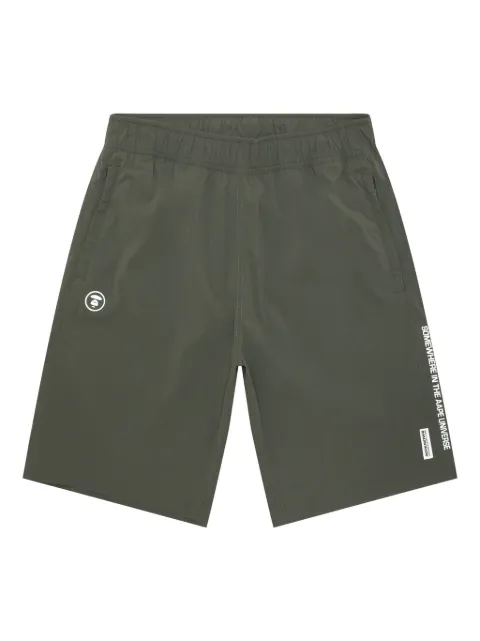 AAPE BY *A BATHING APE® logo-patch bermuda shorts 