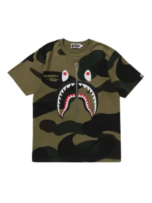A BATHING APE® ABC Camo ジャカード Tシャツ | グリーン | FARFETCH JP