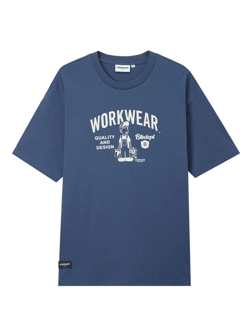 CHOCOOLATE playera con estampado gráfico | azul | Image 1