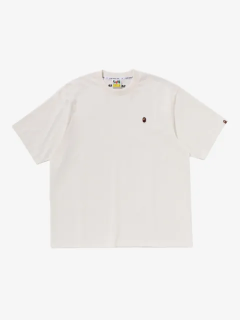 A BATHING APE® playera con logo estampado