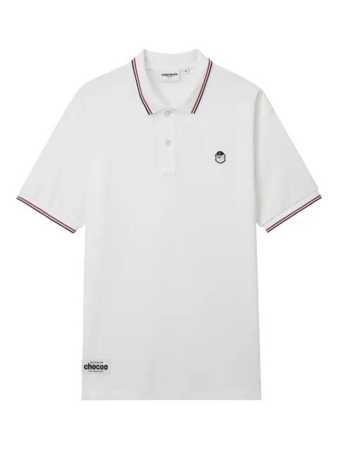 CHOCOOLATE logo-patch polo shirt