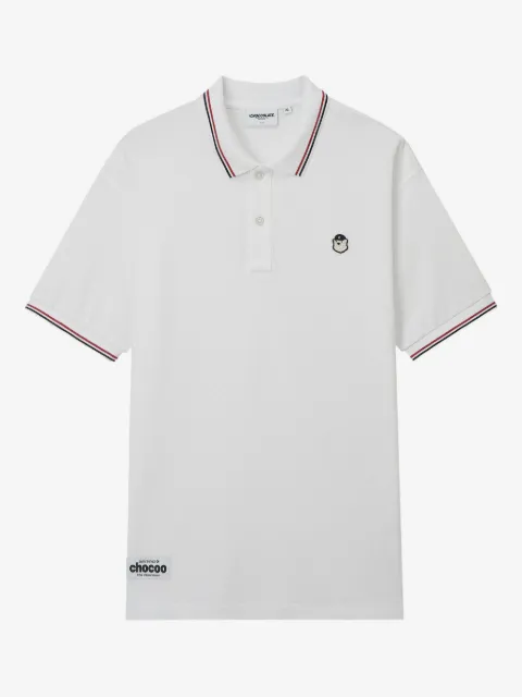 CHOCOOLATE logo-patch polo shirt