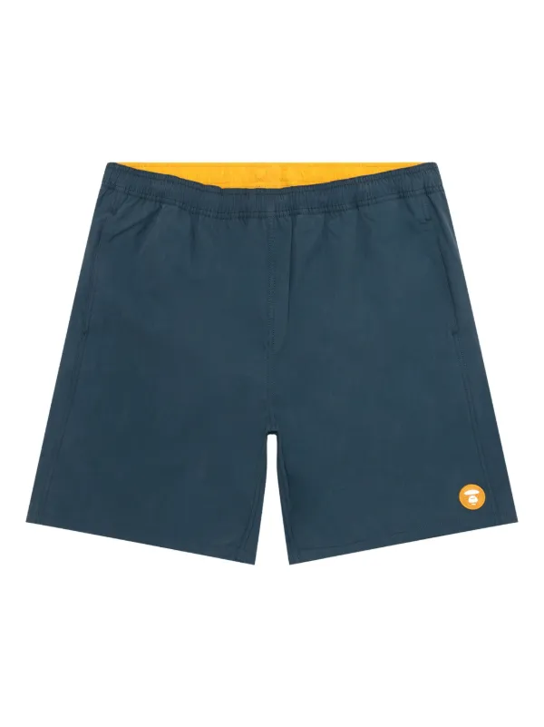 AAPE BY *A BATHING APE® ロゴ ショートパンツ | ブルー | FARFETCH JP