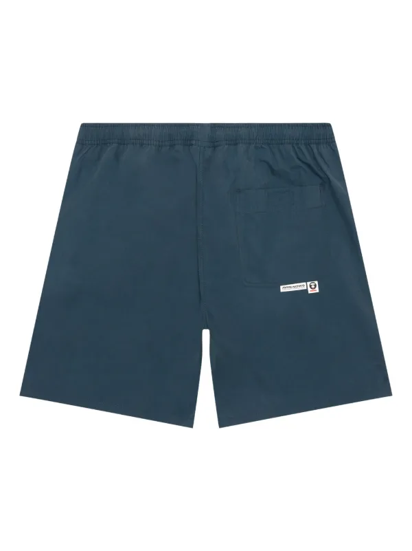 AAPE BY *A BATHING APE® ロゴ ショートパンツ | ブルー | FARFETCH JP