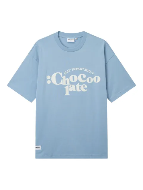 CHOCOOLATE logo print T-shirt 