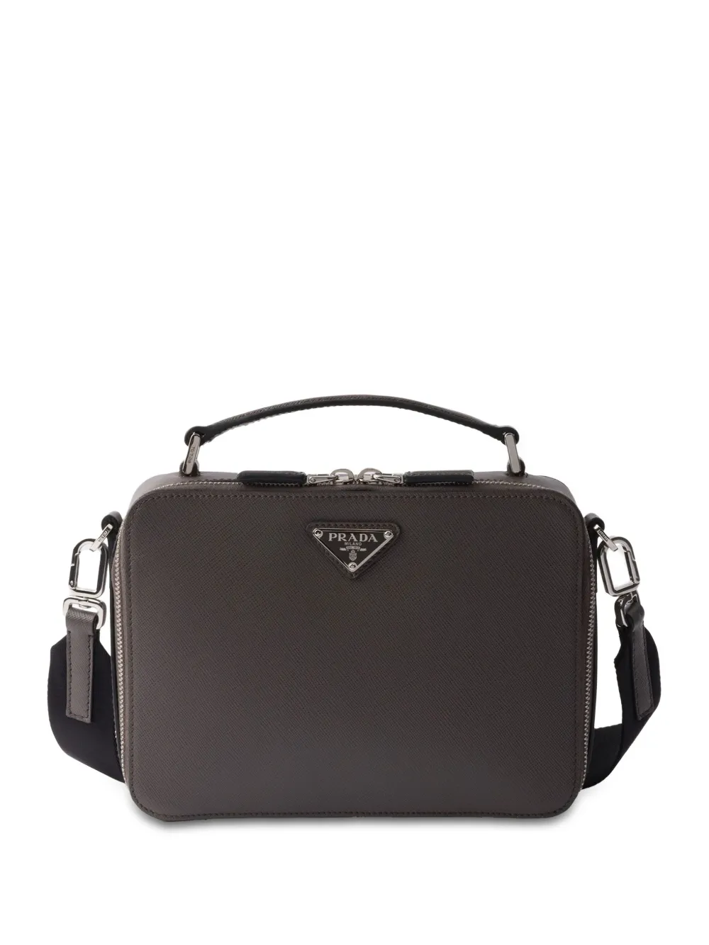 Prada tote Brique estructurado | gris | Image 1