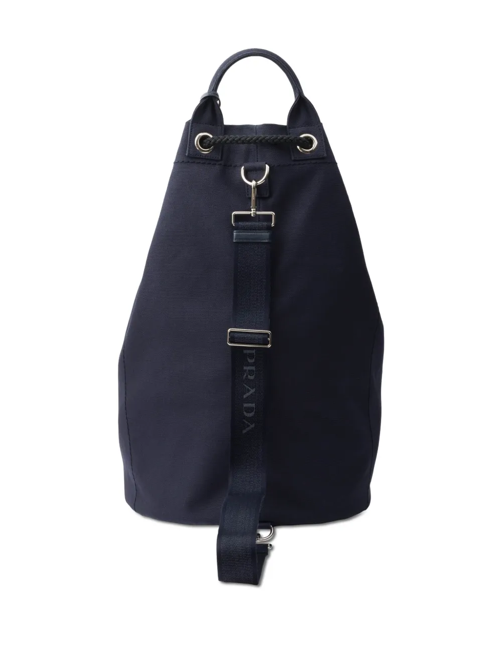 Prada Rugzak met trekkoord Blauw