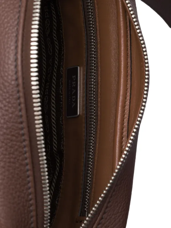 ショルダーバッグ・ポシェット PRADA Brown leather crossbody bag (1BL055VOBN2HIL F0BW5) ショルダーバッグ・ポシェット PRADA Brown leather crossbody