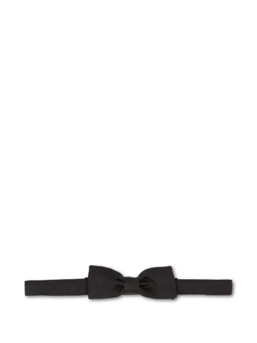 Prada nœud papillon en soie - Noir - Prada - Modalova