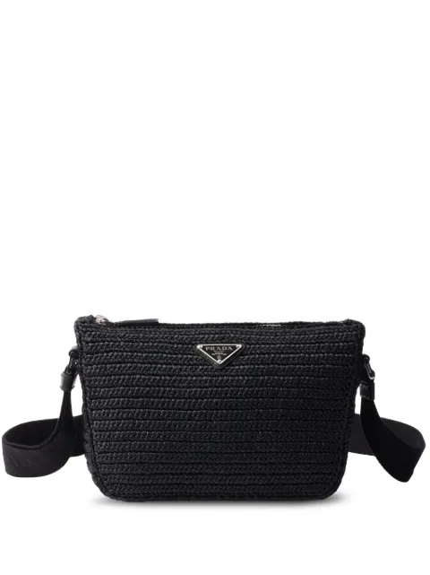 Prada Bolsa transversal trançada