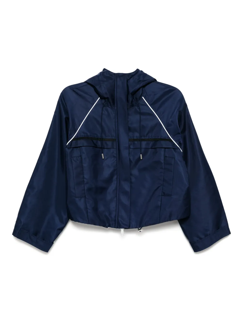 Self-Portrait piped-trim jacket | Blue | Image 1