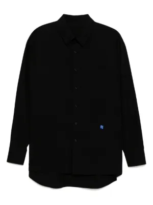 Black Comme Des Garçons サテンパネル シャツ | ブラック | FARFETCH JP