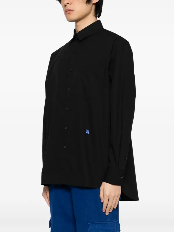 Ader Error Trs Tag Shirt | Black | FARFETCH