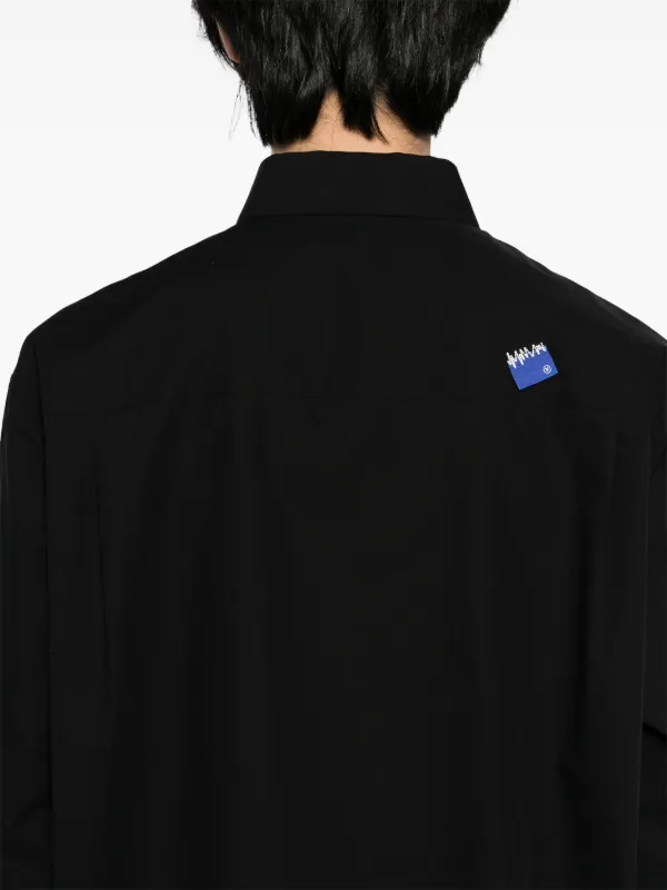 Ader Error Trs Tag Shirt | Black | FARFETCH