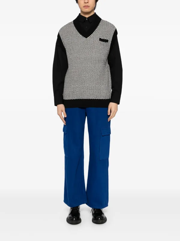 Ader Error Trs Tag Shirt | Black | FARFETCH