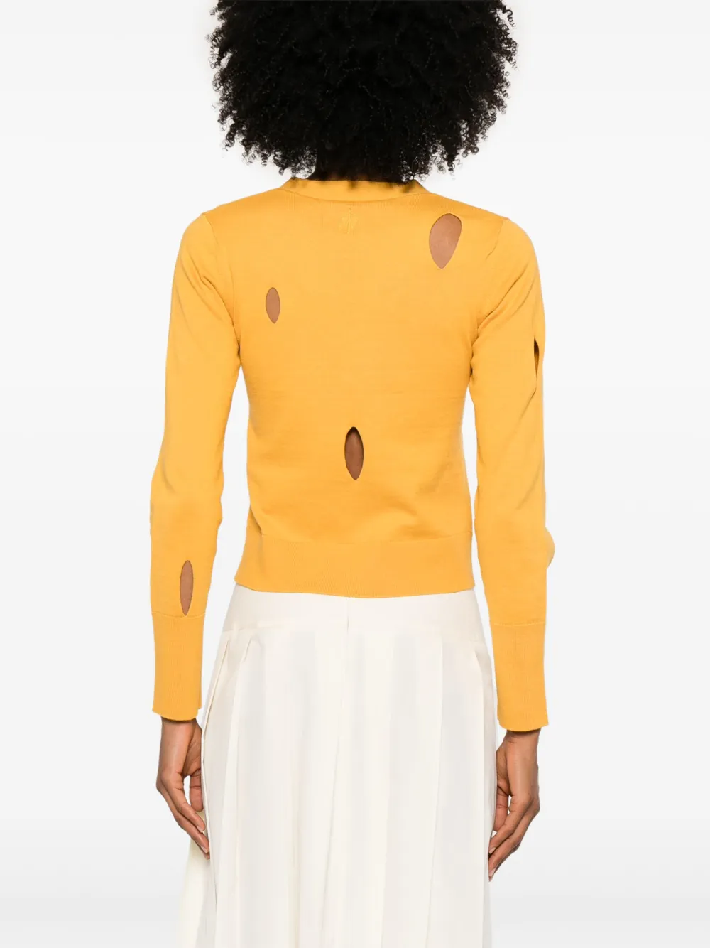 JW Anderson slit cardigan Oranje