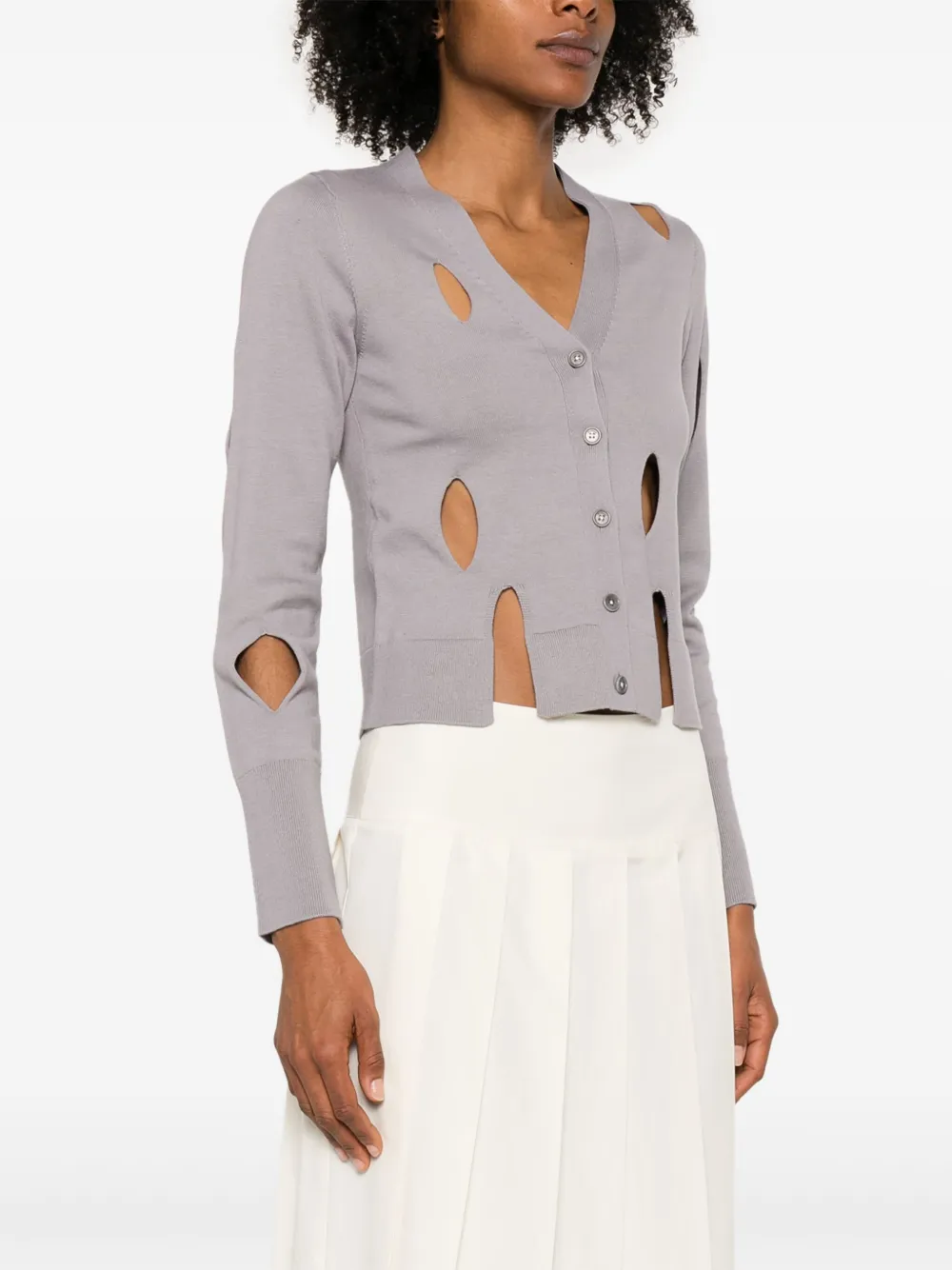 JW Anderson Vest met split Grijs
