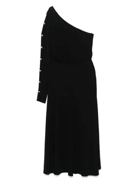 Elisabetta Franchi vestido midi con hombro descubierto