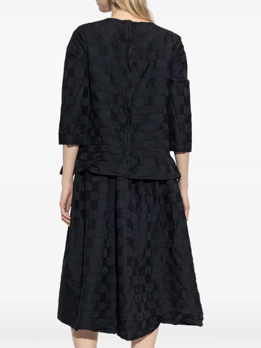 COMME DES GARÇONS CHECK PATTERN DRESS 