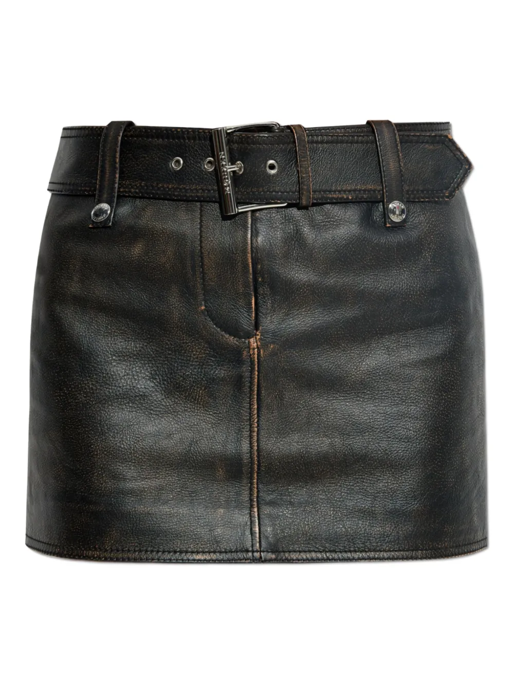 leather skirt