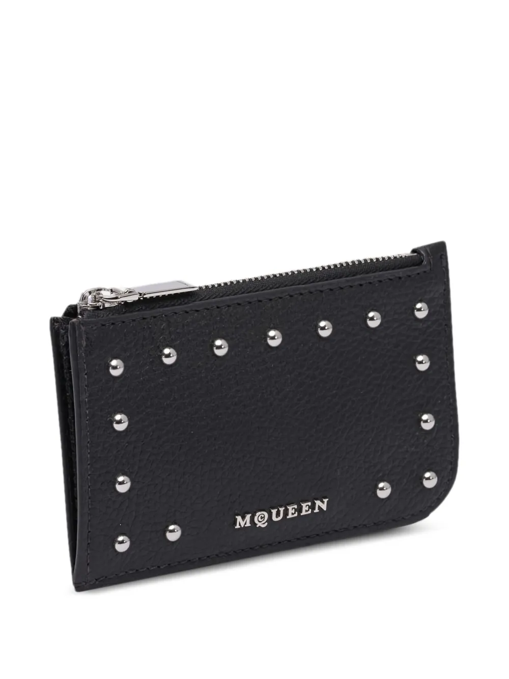 Alexander McQueen Portemonnee met studs Zwart