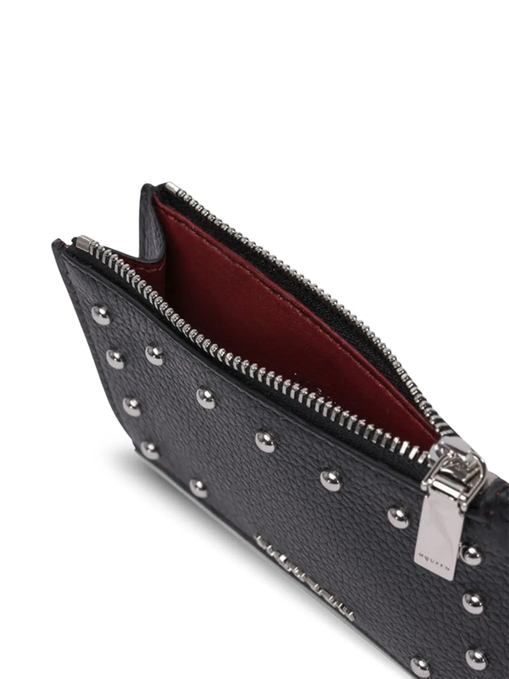 Alexander McQueen Portemonnee met studs Zwart