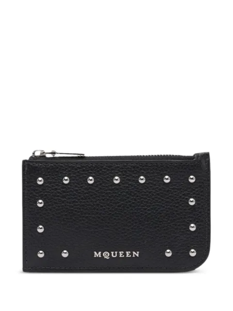 Alexander McQueen stud-detail coin purse