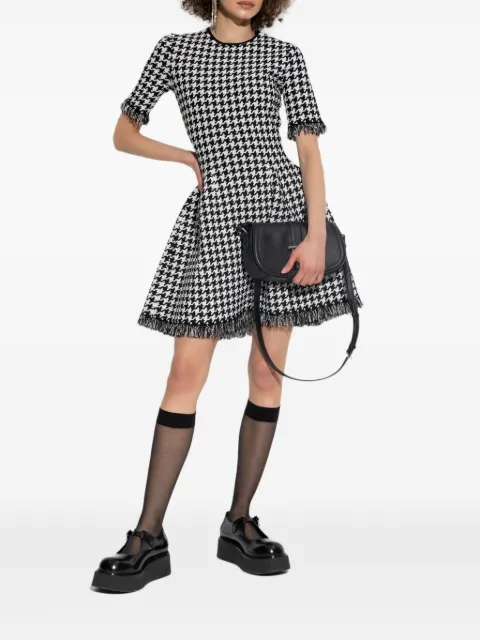 Alexander McQueen vestido con motivo pied de poule