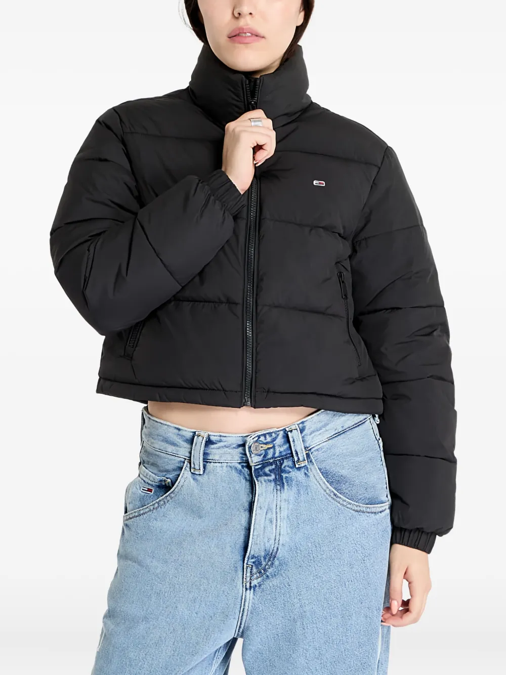Tommy Hilfiger Essential Puffer Jacket In Black
