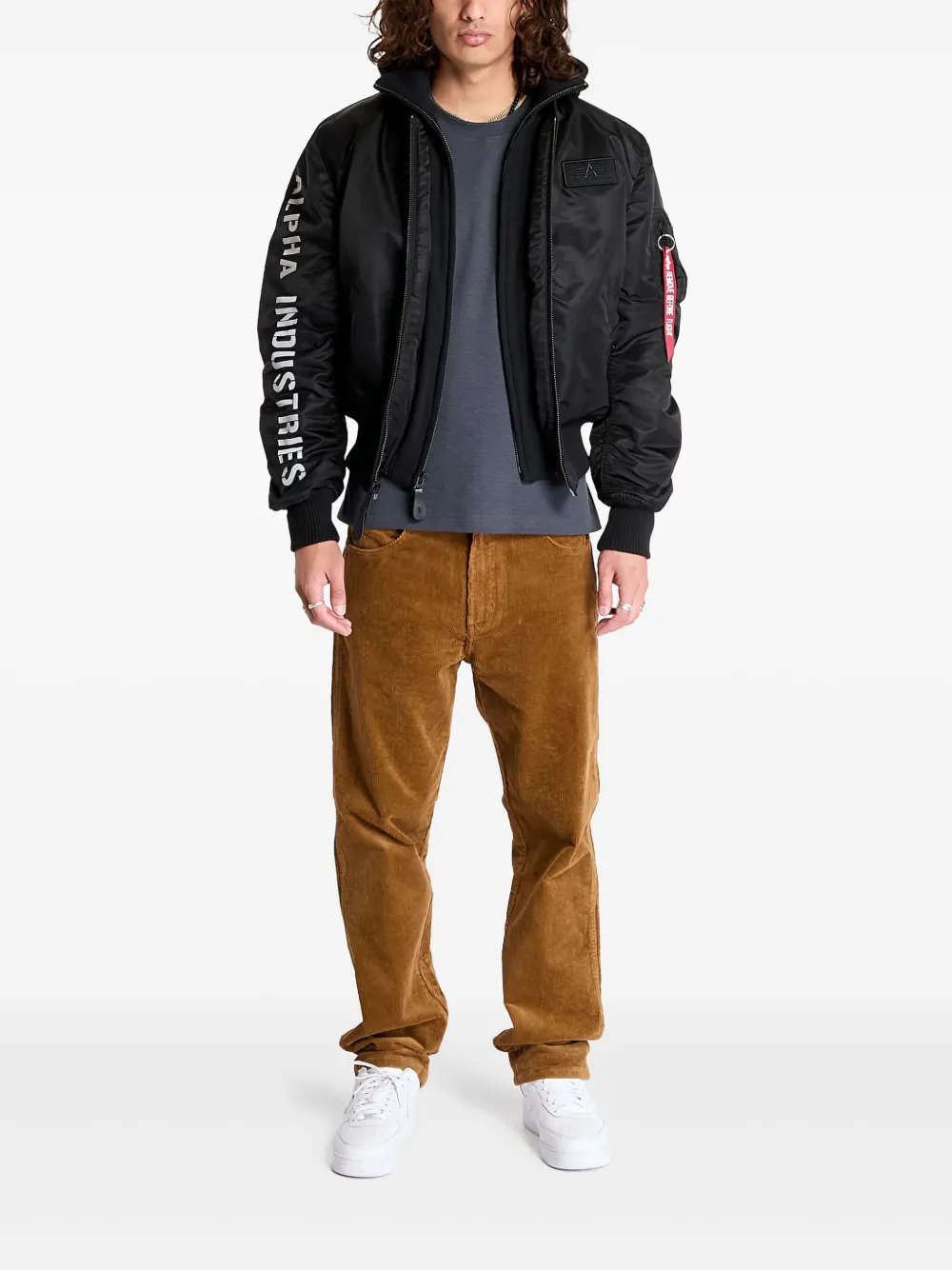 Alpha Industries zip-up bomber jacket | Bomber Jackets | Image 2