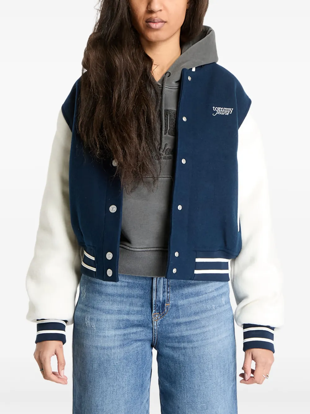 Tommy Jeans Logo-embroidered Jacket