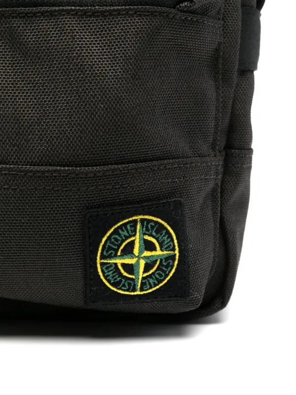 ☆関税込み☆【STONE 】Compass messenger bag Stone Island Compass-badge Messenger Bag | Green | FARFETCH
