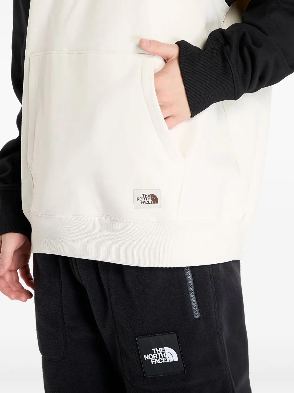 The North Face Heritage hoodie Wit