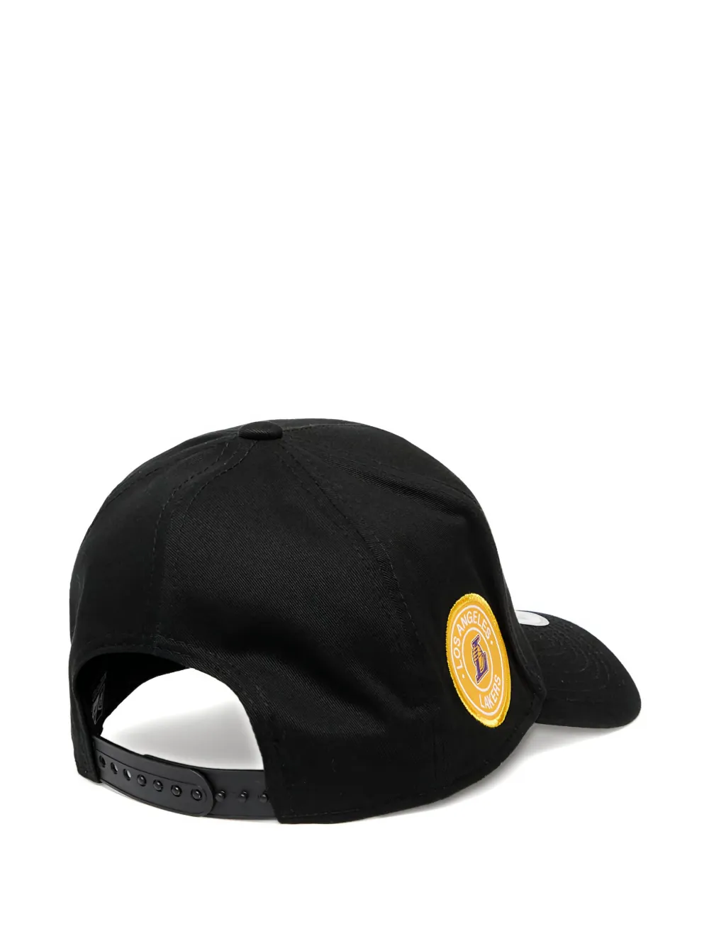 New Era Los Angeles Lakers Aframe Nba Patch Cap In Black