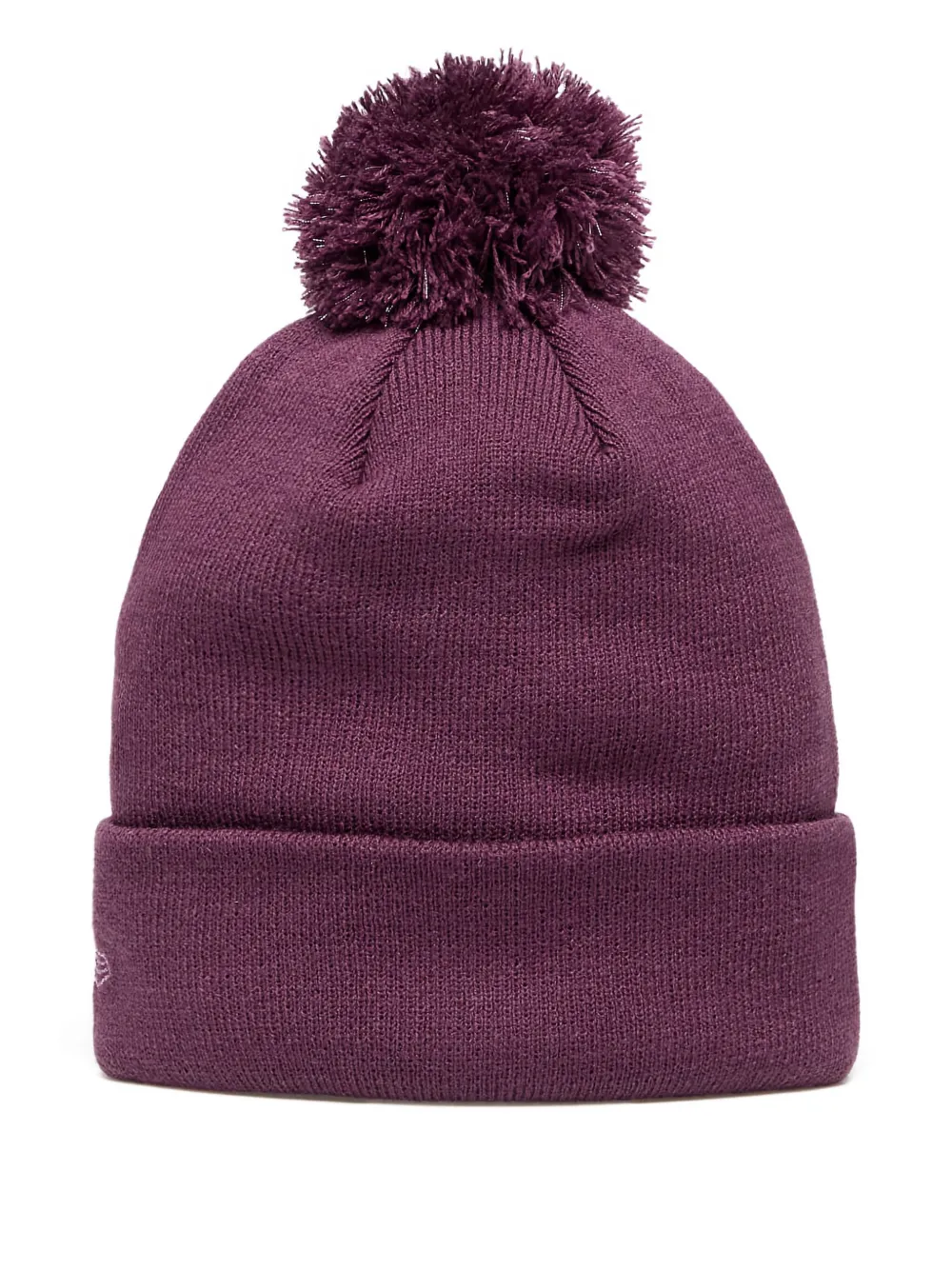 New Era New York Yankees Ribbed-knit Beanie Hat In Purple
