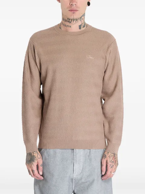 dime cable-knit sweater