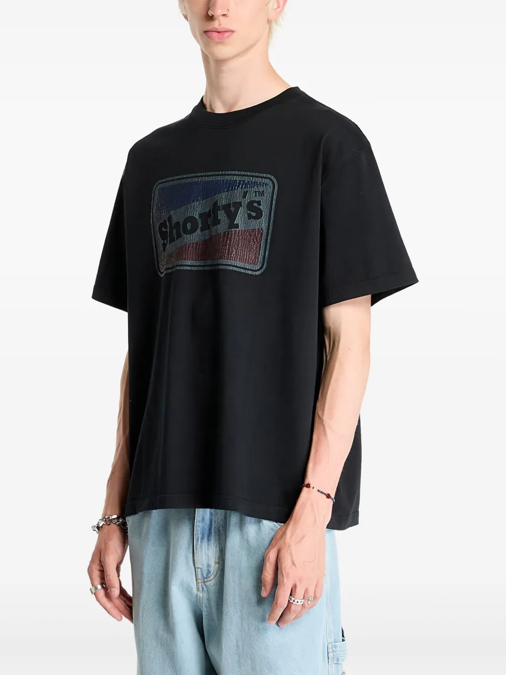 Pleasures Katoenen T-shirt Zwart