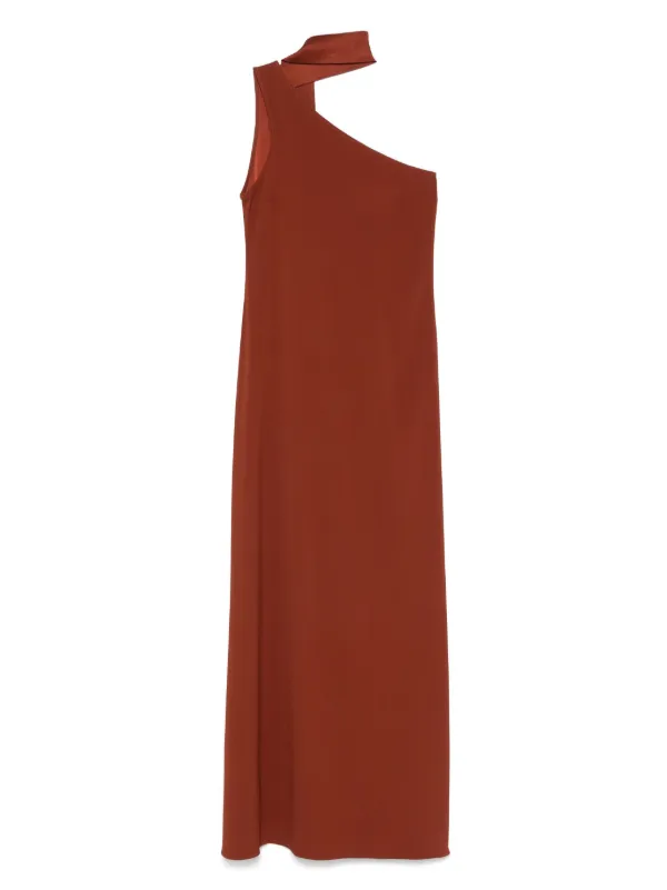 Taller Marmo Caroline Maxi Dress in Brown
