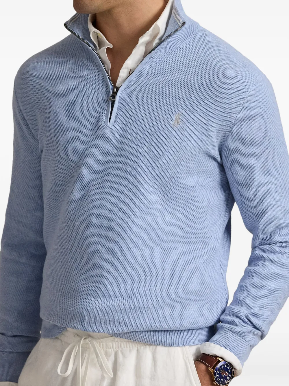 Polo Ralph Lauren Sweater met rits Blauw