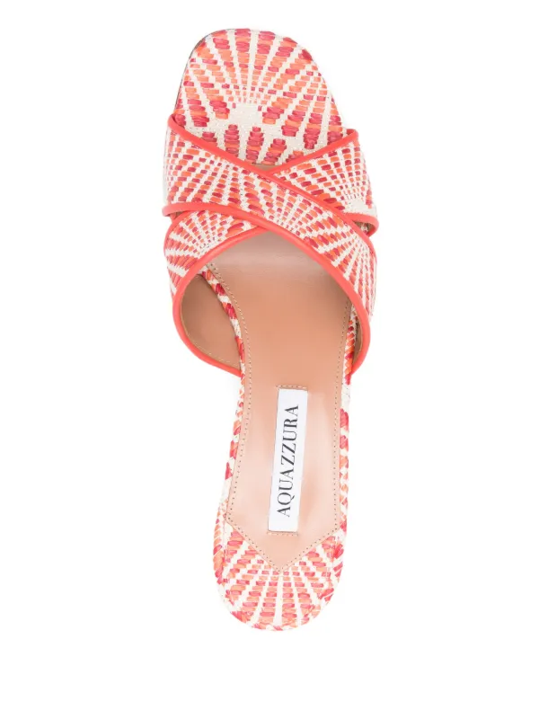 Aquazzura 55mm Divine Mules | Red | FARFETCH