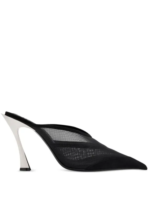 Mugler 95mm Fang mules