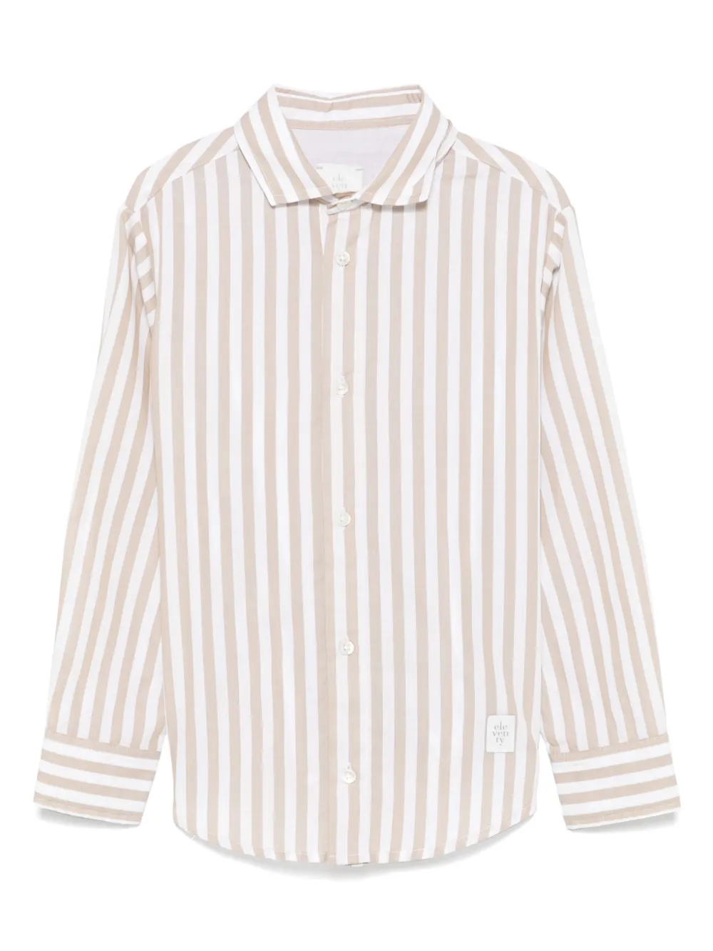 Eleventy Kids Camisa com listra | Neutro | Image 1