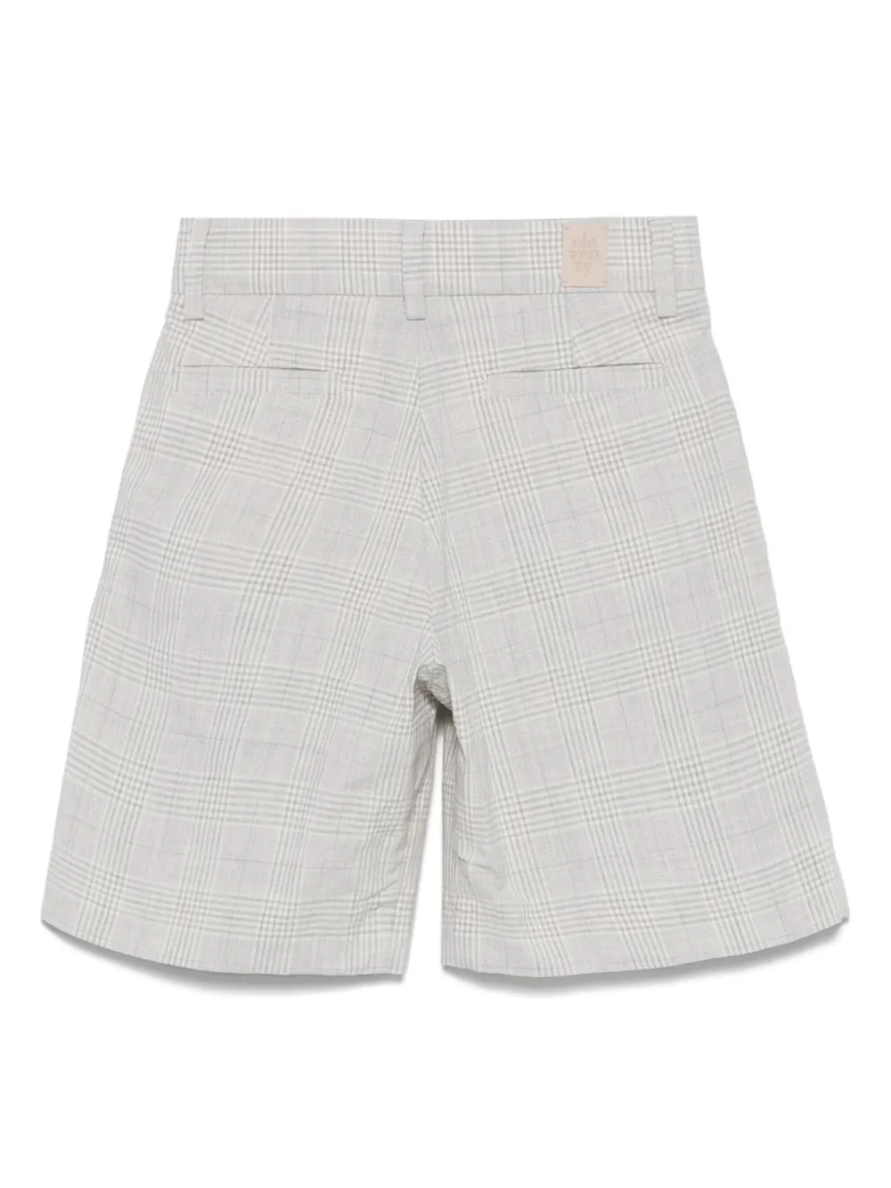 ELEVENTY CHECK-PATTERN SHORTS
