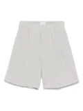 Eleventy Kids check-pattern shorts - Grey