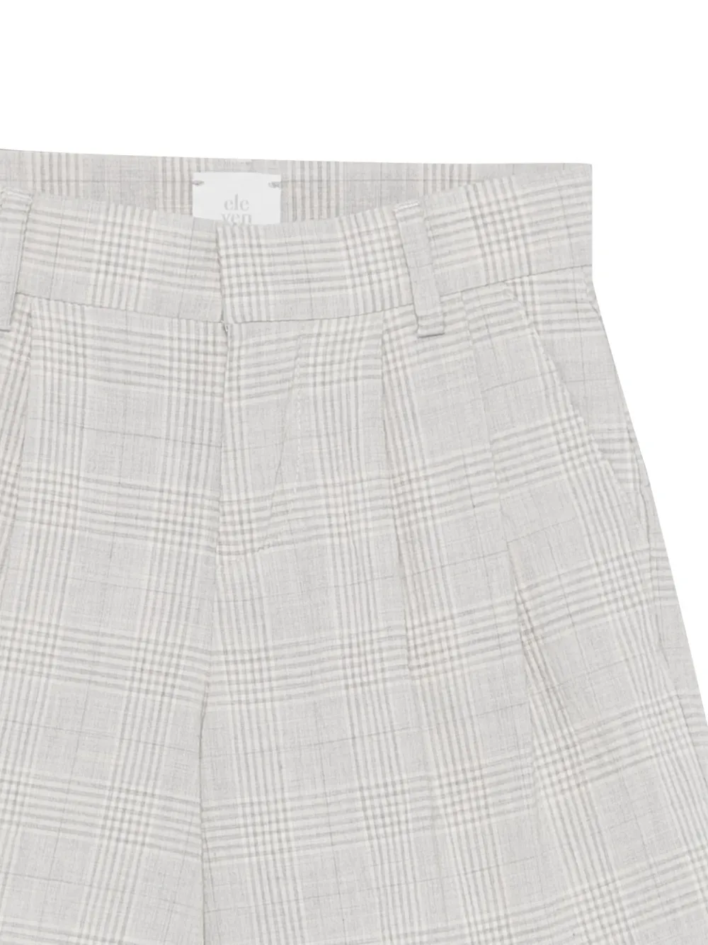 ELEVENTY CHECK-PATTERN SHORTS