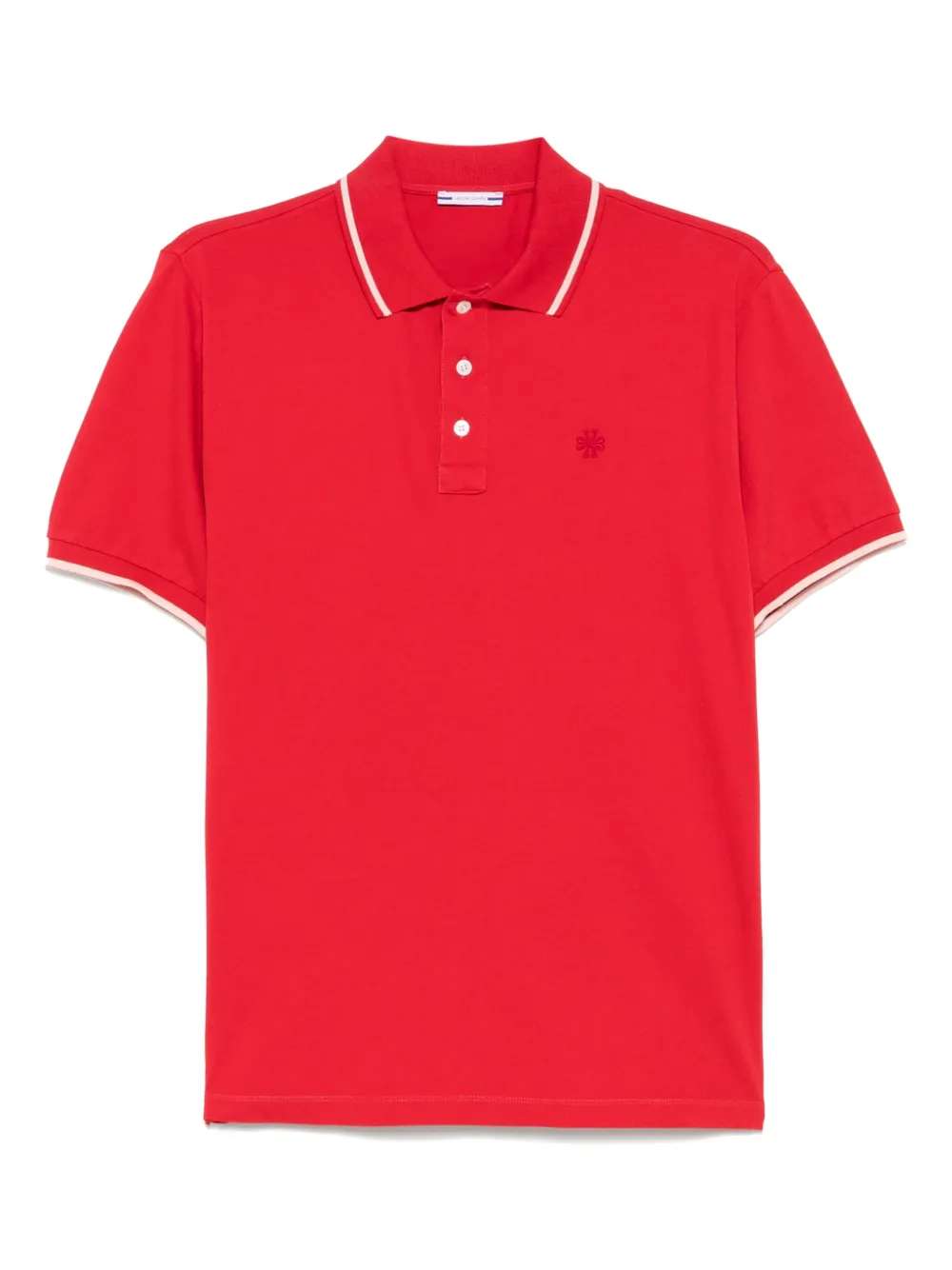Jacob Cohën Poloshirt met geborduurd logo Rood