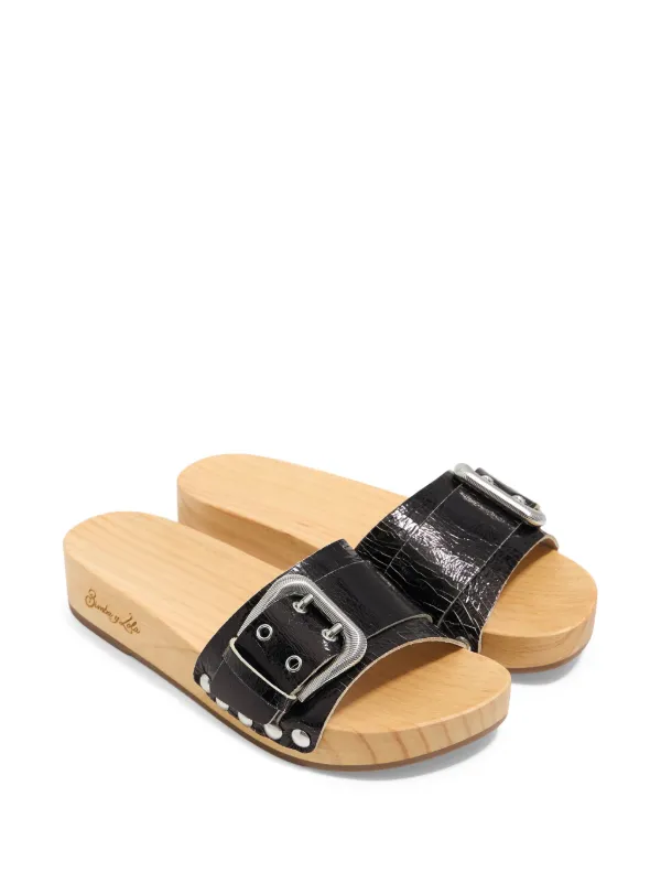 【BIMBA Y LOLA】レザーサンダル Bimba y Lola レザーサンダル | ブラック | FARFETCH JP