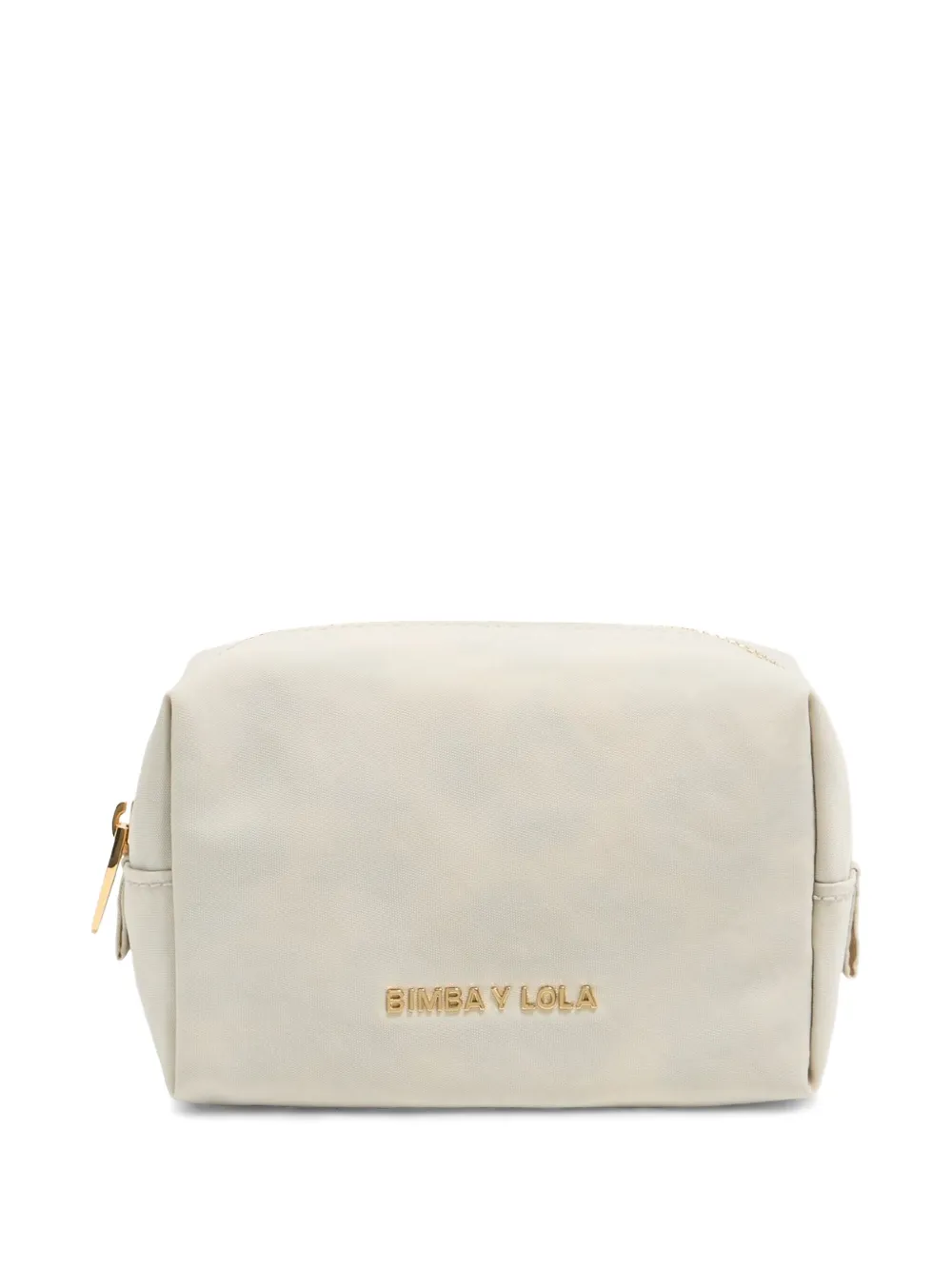 Bimba y Lola logo-lettering make up bag - ホワイト Bimba y Lola logo-lettering make up bag - ホワイト