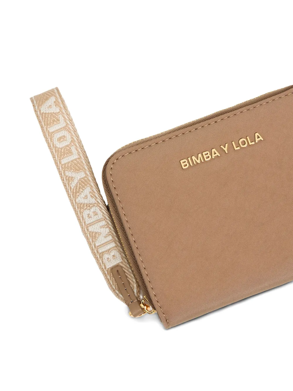 Bimba y Lola Portemonnee met logo Bruin