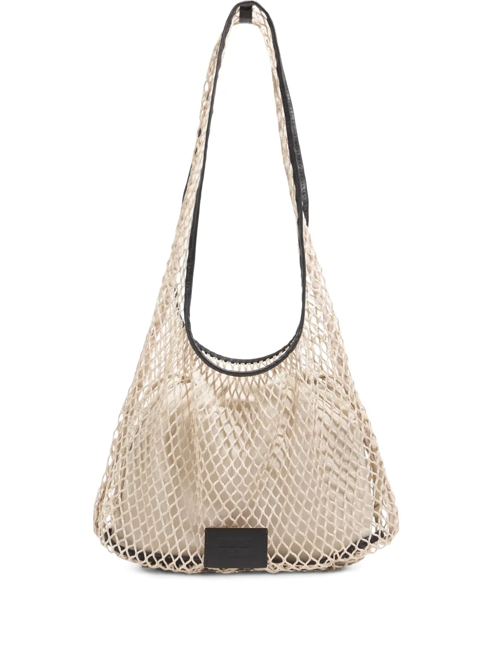 Bimba y Lola ペーパーネット ショルダーバッグ - ホワイト Bimba y Lola ペーパーネット ショルダーバッグ - ホワイト